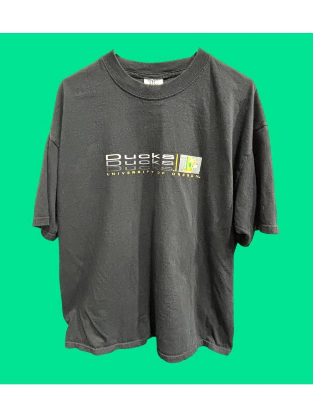 University Of Oregon Ducks Graphic T-Shirt Men's XXL Black T